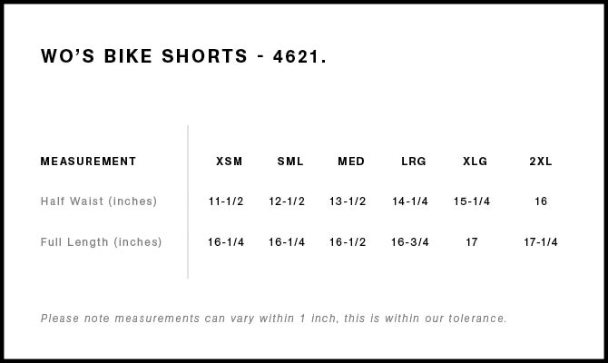 Wo's Active Bike Shorts