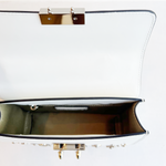 Load image into Gallery viewer, The Hollywood White Leather Crossbody Bag

